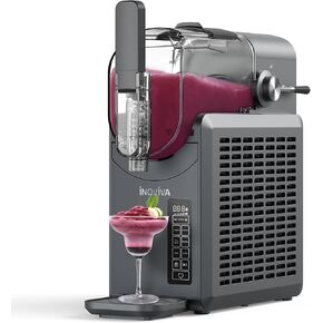 Slushie Machine, No Ice Needed, 88 oz INOVIVA Slushy Machine for Home with Self-Cleaning Function, Professional Frozen Drink Maker, 5 Preset Programs, Frozen Margaritas, Frappés, Milkshake, and More