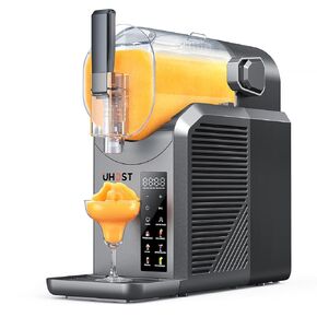 Slushie Machine - 72 Oz Frozen Drink Maker with 7 Preset Programs & No Ice Needed, Fast Freezing Slushy Machine for Home & Pool Parties, Self-Cleaning, 40dB Quiet Operation, for Margaritas