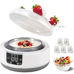 Yogurt Maker, Probiotic Yogurt Maker Machine for Homemade Greek Vegan Yogurt