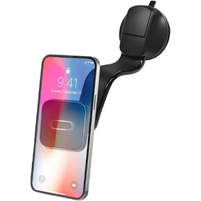 Mandark Car Phone Mount, Magnetic 360° Rotation Vehicle Windshield Air Vent Cellphone Holder, Suction Cup Auto Dashboard Smartphones Bracket Accessories, Universal for SUV, Truck, RV (Elliptical)