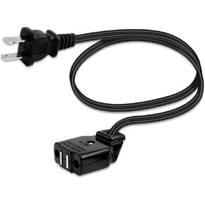09982 Presto Deep Fryer Magnetic Power Cord, Replacement Part Black for FryDaddy and Granpappy Electric Fryers