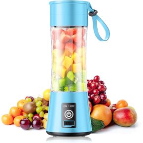 Cordless Personal Size Portable Blender - 380Ml Blender Smoothies and Shakes, BPA Free Traveling Juice Cup with Powerful Blending, Freshly Squeezed in Sports/Travel/Home