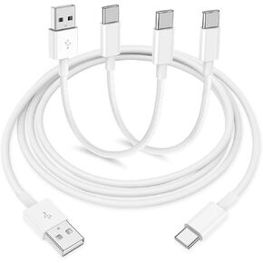 Car Carplay Cable for iPhone 16 15 Pro Max 15 Plus Car Charger 3FT 1Pacl, Short 60W USB C to USB C Woven Cable 1FT/12 inch 2Pack Portable Fast Charging for iPhone 15 16 Series, iPad Pro 12.9/11-3Pack