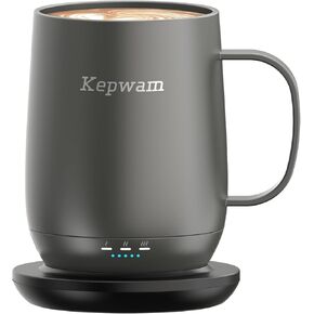 Self Heating Coffee Mug, 16oz Smart Heated Coffee Mug, 150 Min Battery Life - Hot up to 149℉ Temperature Control Coffee Mug Warmer, Gifts for Women and Men
