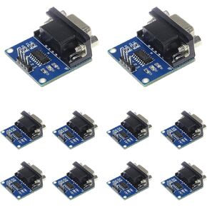 10 - Piece RS232 to TTL Converter Module COM Serial Port Board MAX3232 MAX232CSE