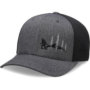 LARIX Trucker Hat, Wild Bigfoot, No Sweat Hat Liner Bundle