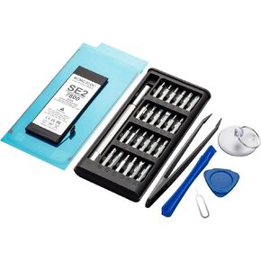 Battery for iPhone 12/12 Pro, 5200mAh High Capacity Replacement Battery for iPhone 12/12 Pro with Full Set Repair Tool Kit