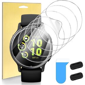 Suoman 6-Pack for Garmin vivoactive 5 Screen Protector, Charger Port + TPU High Definition Clear Protective Film