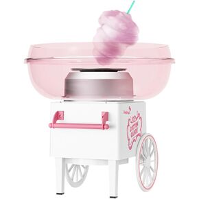 Retro Cotton Candy Maker, Includes Sugar Scoop, Sticks, Mini Cotton Candy Machine for Birthday Party, Christmas Gifts, Home Uses