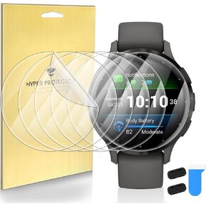 Suoman 6-Pack for Garmin vivoactive 5 Screen Protector, Charger Port + TPU High Definition Clear Protective Film in Kuwait