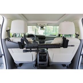 Gun Rack Clip On for headrest by CoJo for Rifles & Shotguns, Trucks, Cars Vehicle Storage - Secure, Adjustable, Universal Fit