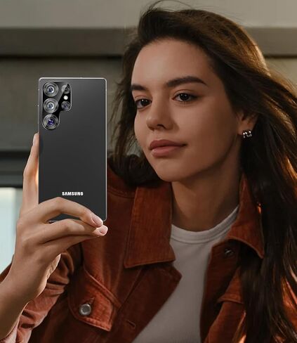 Cloudvalley [4 حزمة حزمة العدسات الكاميرا ل Samsung Galaxy S25 Ultra ، غطاء العدسة الزجاجية 9H مقررة ، مضاد للقرعة وحالة ودية [لا تؤثر على الفلاش والليل] ، Clearnight in Kuwait