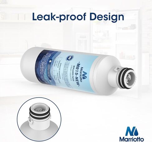Marriotto LT120F استبدال مرشح الهواء الثلاجة لـ LG LT120F ، Kenmore Elite 469918 ، 9918 ، ADQ7334008 ، ADQ73214402 ، ADQ73214404 ، 3 Pack in Kuwait