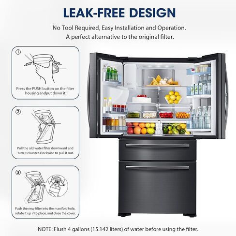 Marriotto LT120F استبدال مرشح الهواء الثلاجة لـ LG LT120F ، Kenmore Elite 469918 ، 9918 ، ADQ7334008 ، ADQ73214402 ، ADQ73214404 ، 3 Pack in Kuwait