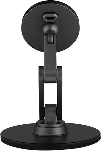 ClikDock Cell Phone Magnetic Wireless Charger Stand, 360° Spin, Aluminum Construction, Compatible with MagSafe Phones for iPhone & Andriod (Space Grey) in Saudi Arabia