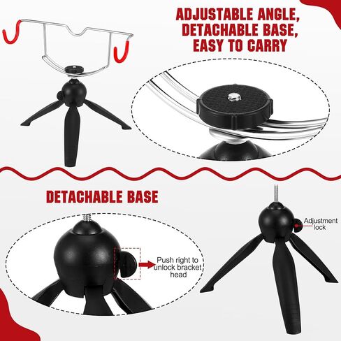 Ice Fishing Rod Holder Portable 360 Degree Adjustable Fishing Pole Support Foldable Telescopic Tripod Bracket Metal Stainless Steel Aluminum Equipment(Y Style) in Kuwait