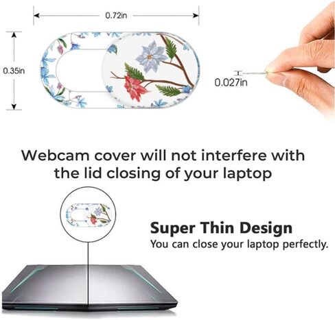 Laptop Camera Cover Slide Colorful&Marble 8 Pack, Webcam Cover Slide Phone Camera Cover, FadyRaye Ultra-Thin Computer Camera Cover Slide Blocker Slider Fits iPhone MacBook Laptop, Desktop, PC, Tablet in Saudi Arabia