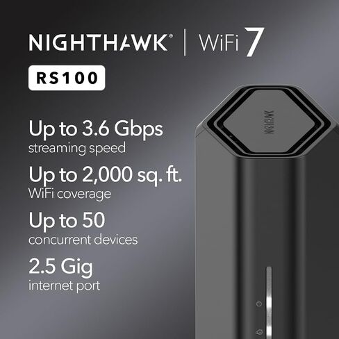 راوتر NETGEAR Nighthawk BE9200 واي فاي 7 ثلاثي الموجات RS280S-1CCNAS in Kuwait