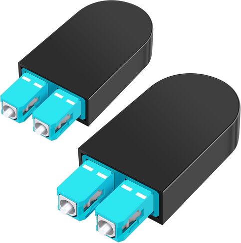 Buxoz MPO/APC 12 Core Female Fiber Loopback Adapter, Singlemode Duplex 50/125μm Fiber Optic Loopback Tester Cable for 40G 100G Networks and QSFP Testing in Saudi Arabia