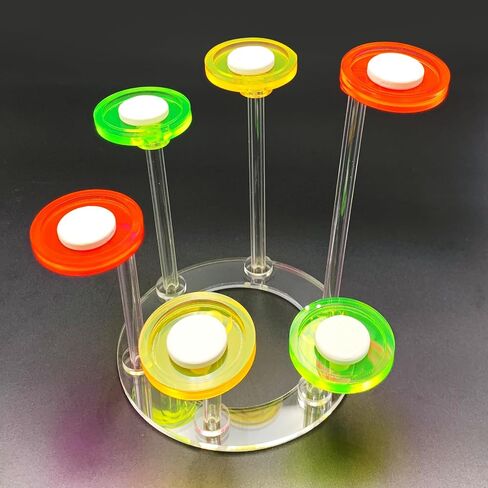 4 Pack Single frag Plugs to Hold Coral frag with 4 pcs T-Shaped Coral Bases in Saudi Arabia