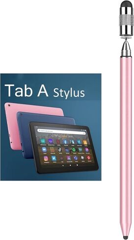 قلم 2 في 1 لجهاز Samsung Galaxy Tab A9+ Plus/A9/A8/A8 Plus/A7/A7 Lite، قلم سعوي عالي الحساسية والدقة لأجهزة iPad Pro/iPhone/Fire/Surface Table جميع الأجهزة التي تعمل باللمس (أسود + أبيض ) in Saudi Arabia
