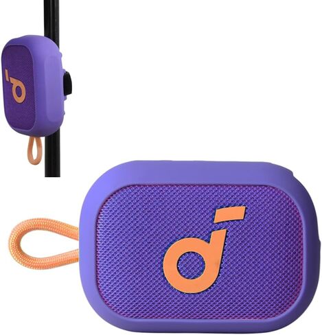 Hermitshell Hard Travel Case for Soundcore Select 4 Go Bluetooth Speaker by Anker (Only Case) (Blue+Green Zipper) in Kuwait