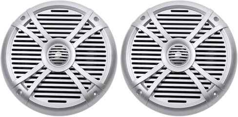 Pair Rockville RMSTS80W 8" 1000w Waterproof Marine Boat Speakers 2-Way White in Saudi Arabia