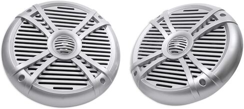 Pair Rockville RMSTS80W 8" 1000w Waterproof Marine Boat Speakers 2-Way White in Saudi Arabia