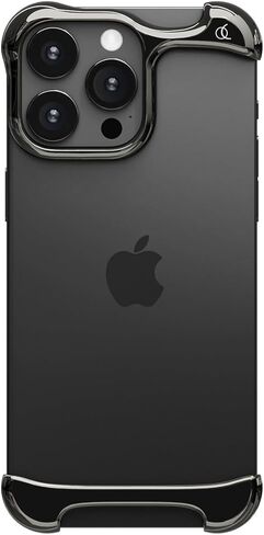 Arc Pulse Compatible with iPhone 16 Pro Phone Case (2024), Minimalist Protective Shock Absorption Aerospace Grade Aluminum Shells + Elastomer Inlays Easy Fit 6.3 inch (Aluminum Matte Black) in Saudi Arabia