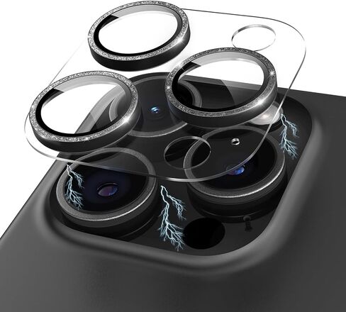متوافق مع iPhone 15 Pro/iPhone 15 Pro Max Camera Lens Protector [تغطية كاملة معدن] in Kuwait