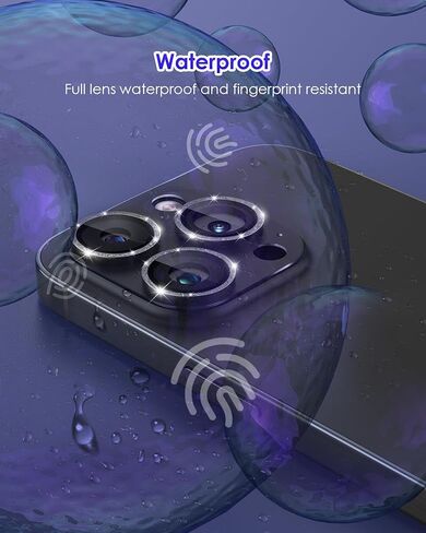 متوافق مع iPhone 15 Pro/iPhone 15 Pro Max Camera Lens Protector [تغطية كاملة معدن] in Kuwait