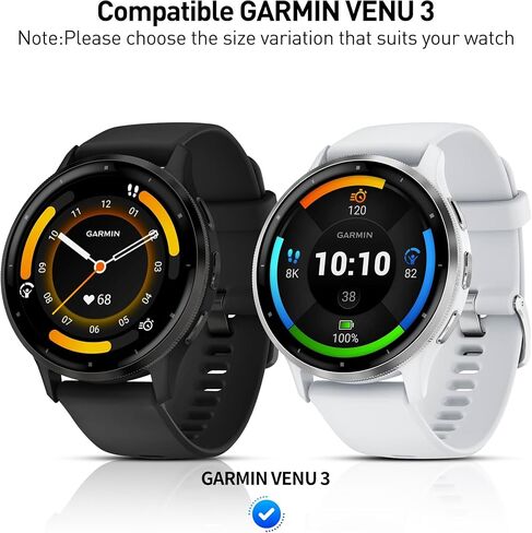 Suoman 6 عبوات لـ Garmin Vivoactive 5 Screen Protector ، March Port + TPU High Defil in Kuwait