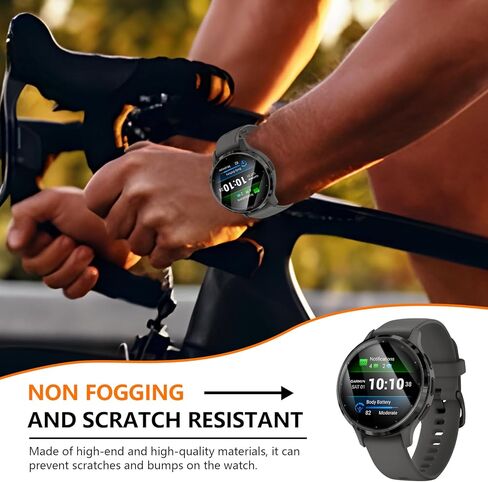 Suoman 6-Pack for Garmin vivoactive 5 Screen Protector, Charger Port + TPU High Definition Clear Protective Film in Kuwait