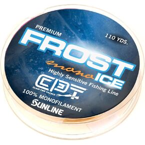 CLAM Pro Tackle 10980 CPT Frost Line Monofiliment - 4lb - Metered (Org/Clr) - 110 Yard