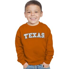 Little King NCAA Toddler Boys and Girls Crewneck Sweatshirt with Tackle Twill Letters-Team Colors 2T 3T 4T
