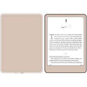 Sticker Skin Decal for Kindle, Full Wrap Protective Vinyl Sticker for Kindle Paperwhite (12th Generation) and Colorsoft Signature (2024 Release)-Beige