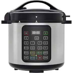 8 QT Electric Pressure Canner 16-in-1 Multi Cooker Electric Canners for Pressure Canning Rice Cooker Digital Pressure Canner Stainless Steel