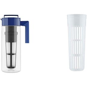 Takeya Premium Quality Iced Tea and Fruit Infusion Maker Bundle (2 Qt)