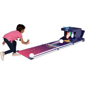 Kids Bowling Alley Arcade Game Automatic Laser Bowlercade Game, Fun Family Indoor Game for Kids and Adults, 5ft Long Bowling Alley with Automatic Scoring
