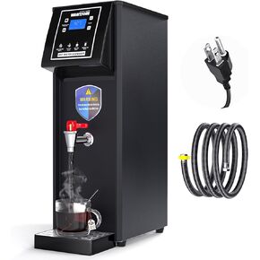 WantJoin Hot Water Dispenser Commercial Water Boiler 30L(7.9GAL)/Hour Step-Heating Automatic Electric Hot Water Dispenser Countertop Adjustable Temperature for Boba Tea Coffee Shop Office 1600W