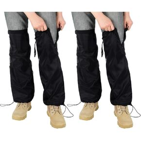 4 Pcs Lawn Care Leg Gaiters Garden Trimming Weeding Leg Protectors Adjustable Boot Guards for Men and Women Landscaping Farm Working Outdoor Hunting Hiking