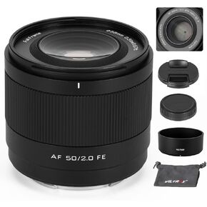 Viltrox 50mm f2.0 fe-mount ، عدسة F2 AF 50 مم لـ Sony E ، Full Frame STM Auto Focus Prime Lens for Sony e-mount Cameras A7C A7ll A7rli A7SIII A7III A7RIII A7IV A7RIV A1