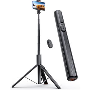 71" Phone Tripod, NT79 Extendable Selfie Stick for Cell Phone＆Camera, Tripod Stand with Remote for Video Recording, Phone Holder Tripod Compatible with iPhone Android, Camera