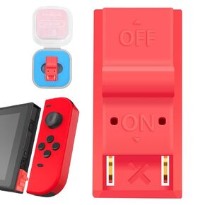 RCM Jig Clip Short for Nintendo Switch RCM Loader Jig Short Circuit Tools for Switch Recovery Mode Short Circuit Tools Connector for NS Recovery Mode Power Tool Accessory Jigs With Box (Red)
