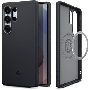 Spigen Nano Pop MagFit Designed for Galaxy S25 Ultra Case [Fast Wireless Charging/Magnet for Galaxy] (2025) - Blueberry Navy