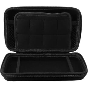 Carrying Case for 3DS for New 3DS XL for New 2DS XL, Hard Protective Shell Travel Case for Super NES Edition for New 2DS XL with 8 Game Slot Inner Pocket (Red)