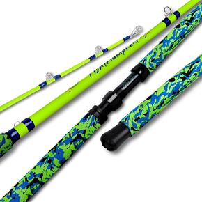 Fiblink Catfish Fishing Rods, 1 Piece/2 Piece Catfishing Pole, Medium Heavy Catfish Cat Casting Rod (7'6"/8'6’/9'6")