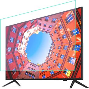 55" Anti-Glare & Anti-Blue Light Screen Protector for TV, UV Protection & Glare Reduction