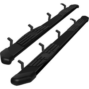 6" New Body Style Aluminum Side Step Nerf Bar Fit for Running Boards 2019-2024 Dodge Ram 1500 Regular Cab 2019 2020 2021 2022 2023 2024 Dodge Ram 1500 (Not Fit 2019-2024 ram 1500 Classic)