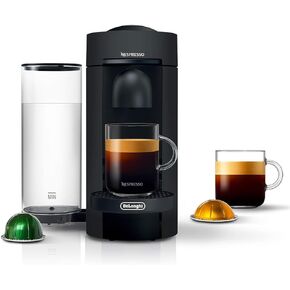 Nespresso 072-08-0259 VertuoPlus Coffee and Espresso Machine by DeLonghi Matte Black (Renewed)